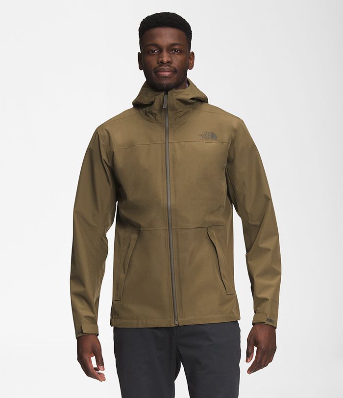 Casaca Impermeable The North Face Hombre Dryzzle Futurelight™ Verde Oliva - Peru 37124CVZB